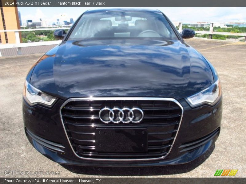 Phantom Black Pearl / Black 2014 Audi A6 2.0T Sedan
