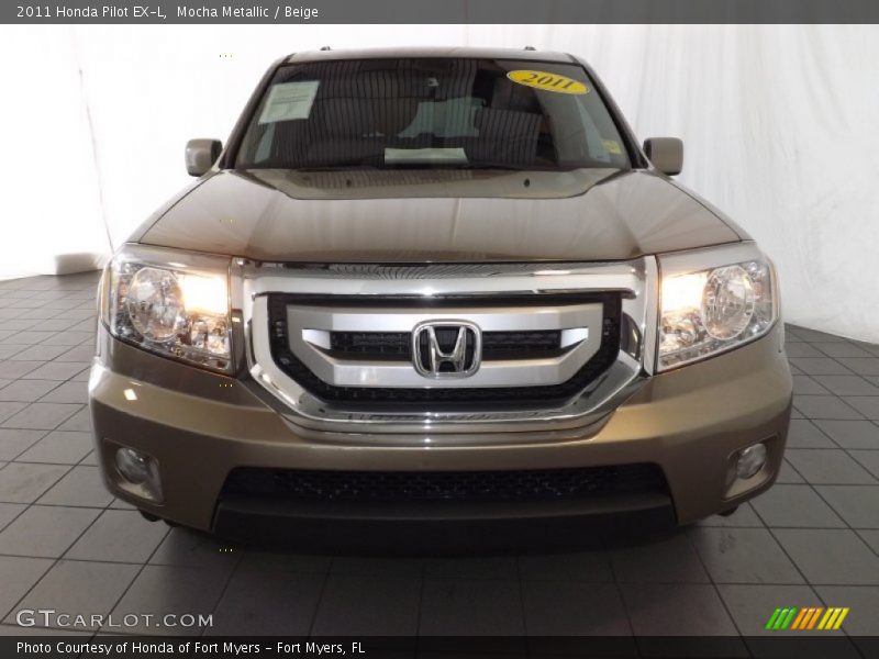 Mocha Metallic / Beige 2011 Honda Pilot EX-L