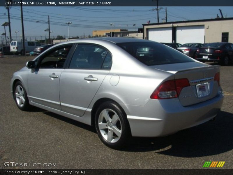 Alabaster Silver Metallic / Black 2010 Honda Civic LX-S Sedan