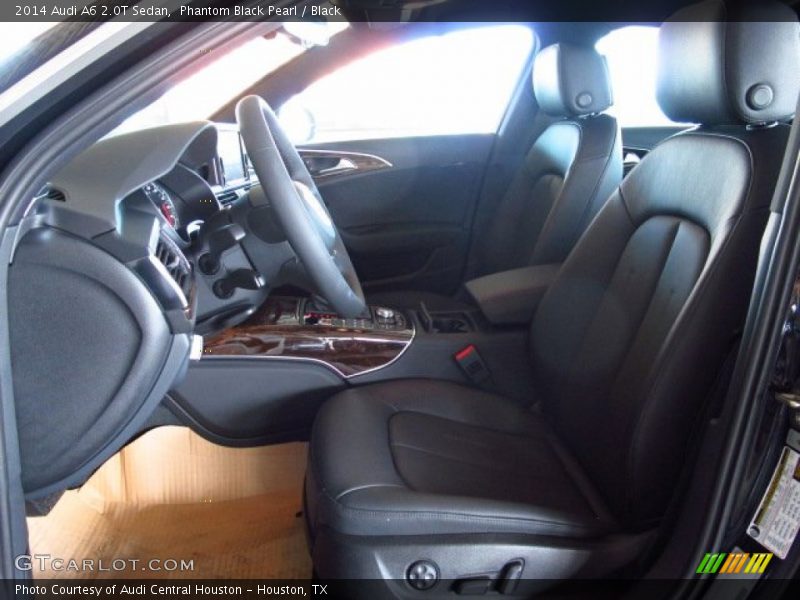 Phantom Black Pearl / Black 2014 Audi A6 2.0T Sedan