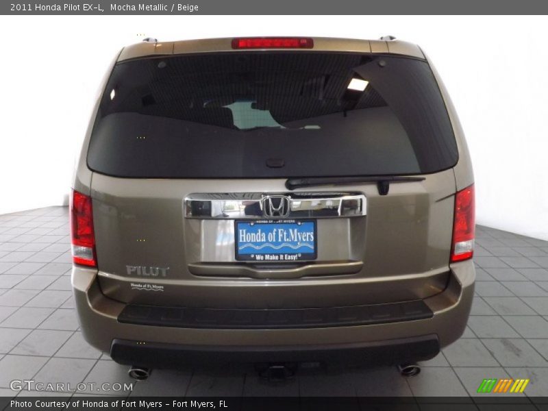 Mocha Metallic / Beige 2011 Honda Pilot EX-L