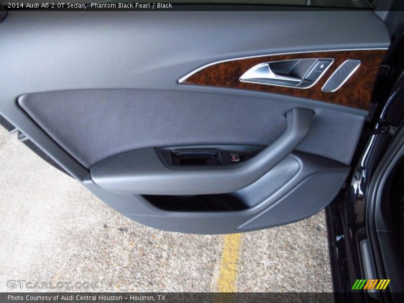 Phantom Black Pearl / Black 2014 Audi A6 2.0T Sedan