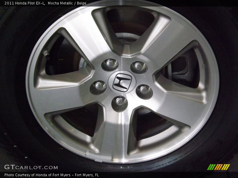 Mocha Metallic / Beige 2011 Honda Pilot EX-L