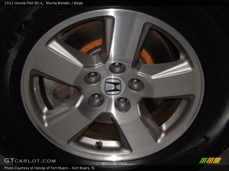Mocha Metallic / Beige 2011 Honda Pilot EX-L