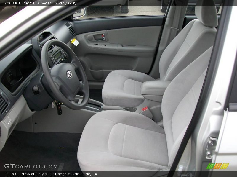 Silver / Gray 2008 Kia Spectra EX Sedan