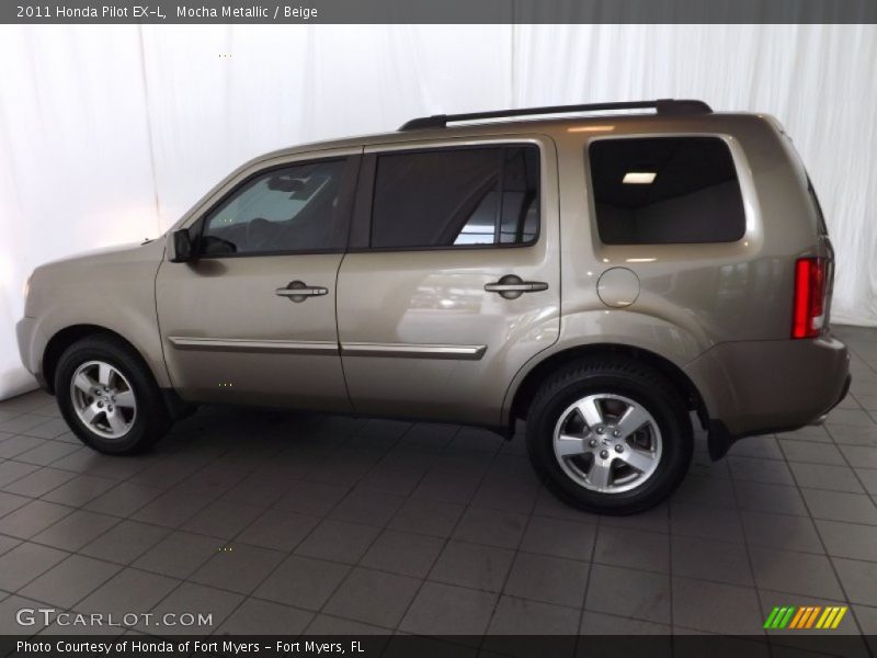 Mocha Metallic / Beige 2011 Honda Pilot EX-L