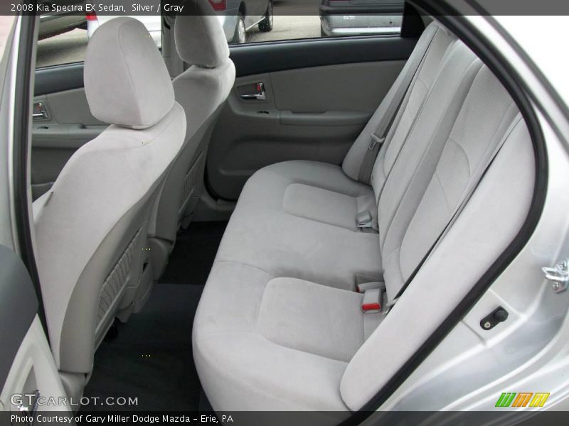 Silver / Gray 2008 Kia Spectra EX Sedan