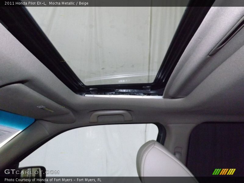 Mocha Metallic / Beige 2011 Honda Pilot EX-L