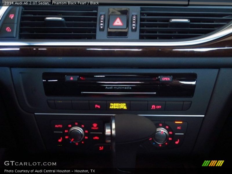 Phantom Black Pearl / Black 2014 Audi A6 2.0T Sedan