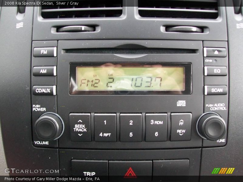 Silver / Gray 2008 Kia Spectra EX Sedan