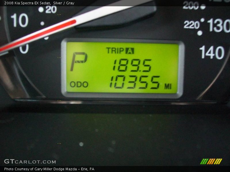 Silver / Gray 2008 Kia Spectra EX Sedan