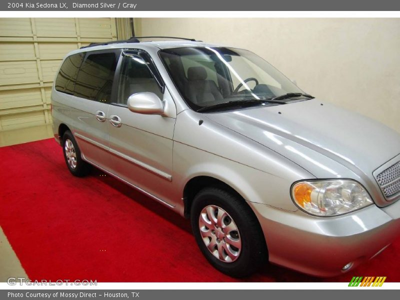 Diamond Silver / Gray 2004 Kia Sedona LX
