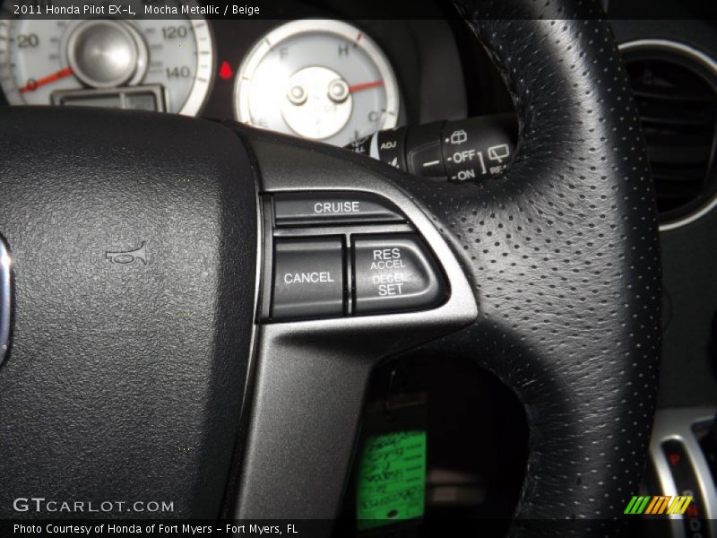 Mocha Metallic / Beige 2011 Honda Pilot EX-L