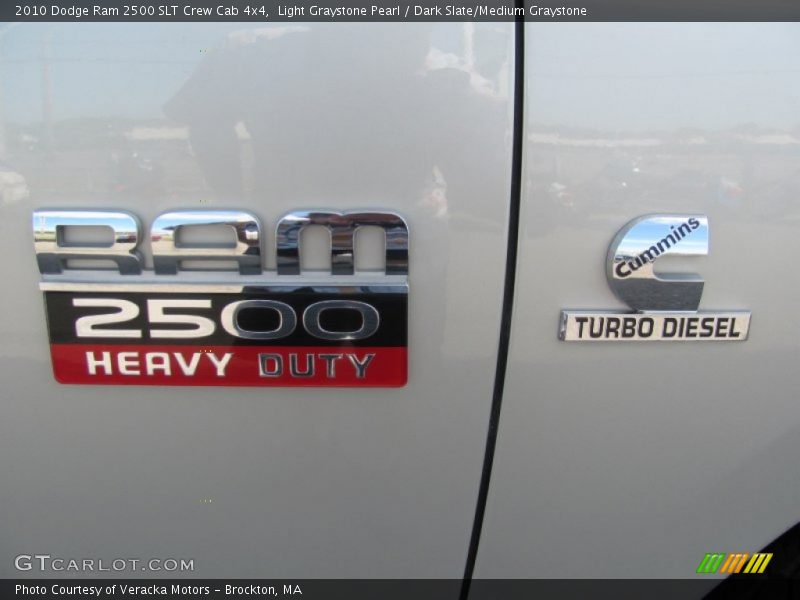 Light Graystone Pearl / Dark Slate/Medium Graystone 2010 Dodge Ram 2500 SLT Crew Cab 4x4