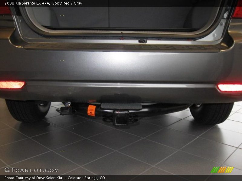 Spicy Red / Gray 2008 Kia Sorento EX 4x4