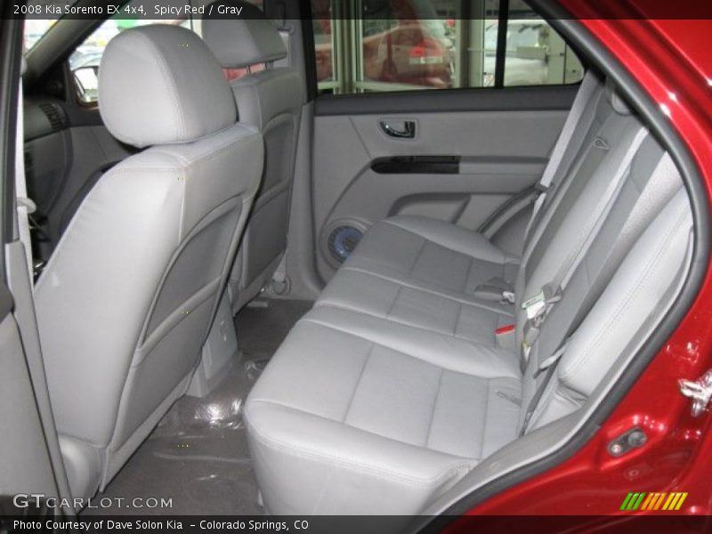 Spicy Red / Gray 2008 Kia Sorento EX 4x4