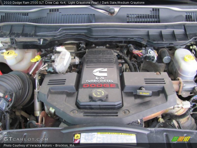 Light Graystone Pearl / Dark Slate/Medium Graystone 2010 Dodge Ram 2500 SLT Crew Cab 4x4