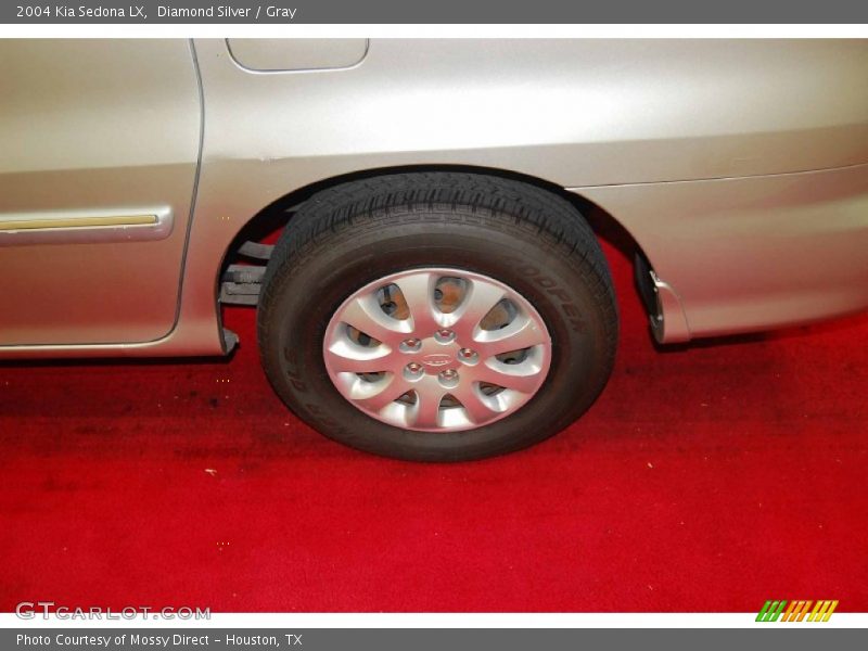 Diamond Silver / Gray 2004 Kia Sedona LX