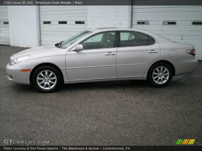 Millennium Silver Metallic / Black 2003 Lexus ES 300