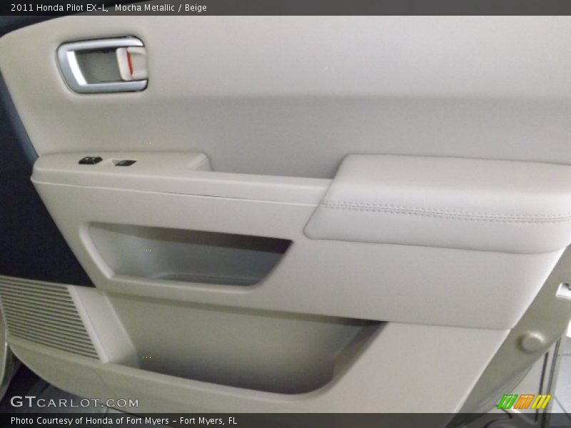 Mocha Metallic / Beige 2011 Honda Pilot EX-L