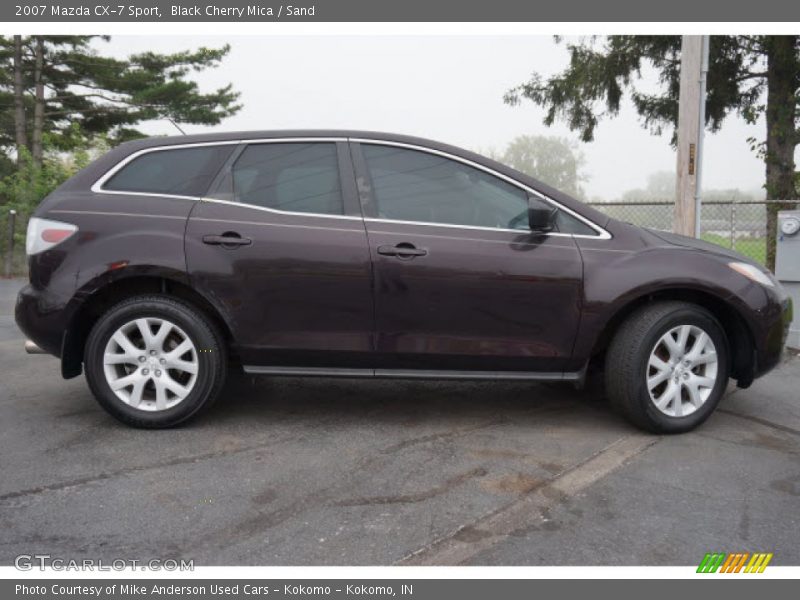 Black Cherry Mica / Sand 2007 Mazda CX-7 Sport