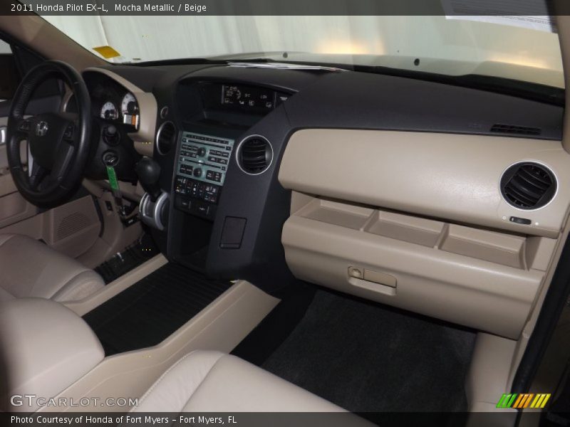 Mocha Metallic / Beige 2011 Honda Pilot EX-L