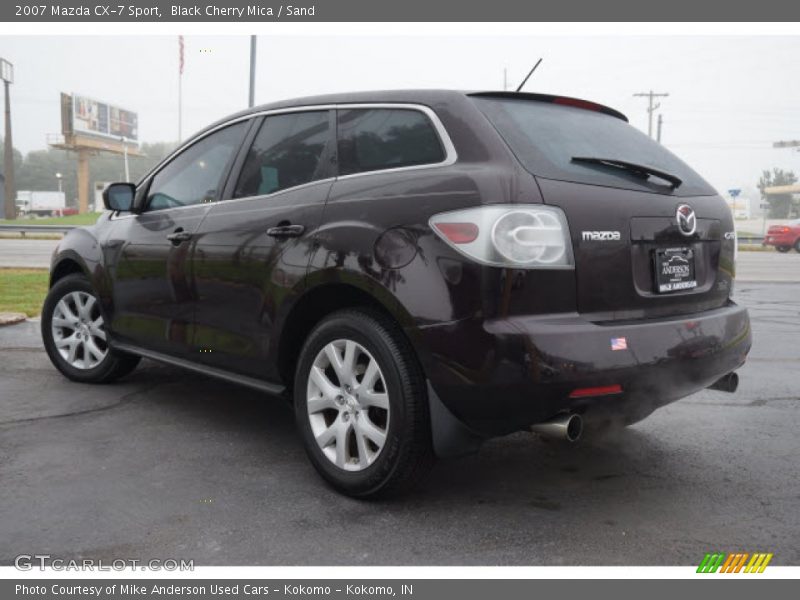 Black Cherry Mica / Sand 2007 Mazda CX-7 Sport