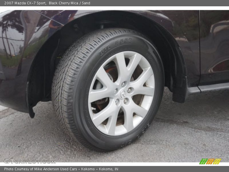 Black Cherry Mica / Sand 2007 Mazda CX-7 Sport