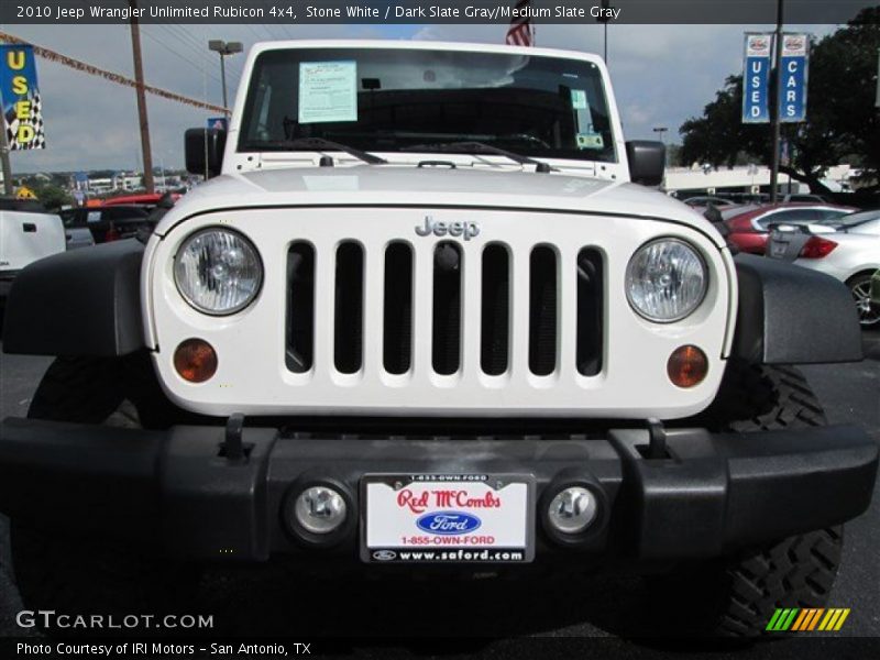 Stone White / Dark Slate Gray/Medium Slate Gray 2010 Jeep Wrangler Unlimited Rubicon 4x4