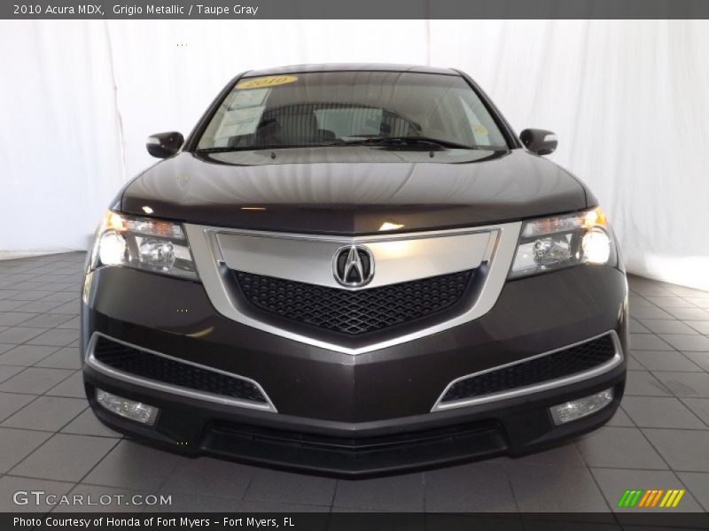 Grigio Metallic / Taupe Gray 2010 Acura MDX