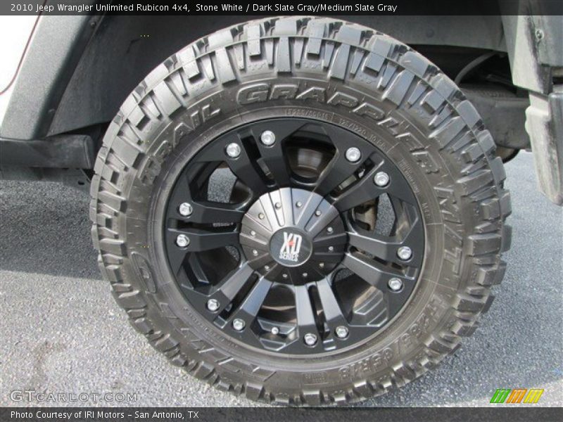 Stone White / Dark Slate Gray/Medium Slate Gray 2010 Jeep Wrangler Unlimited Rubicon 4x4