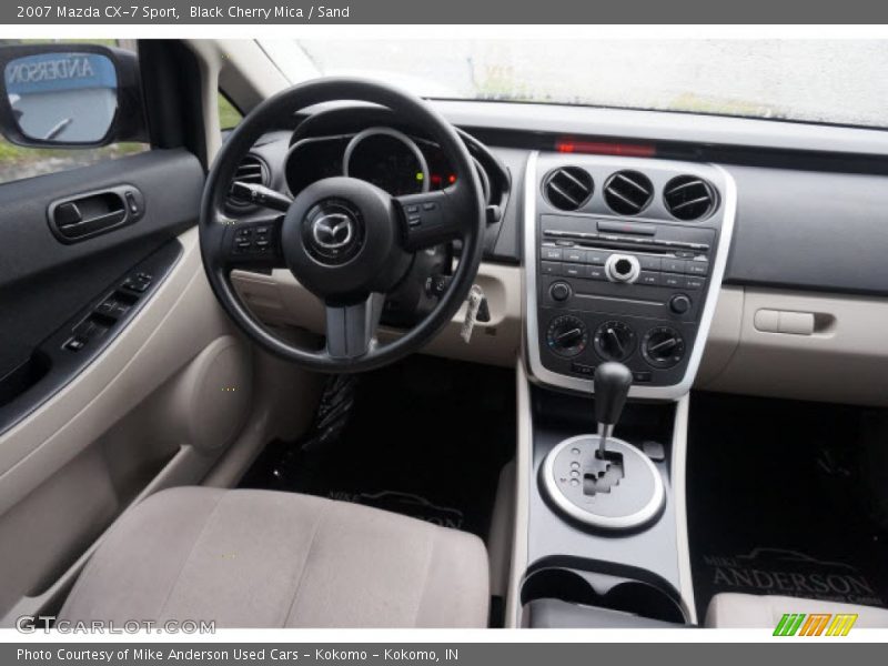 Black Cherry Mica / Sand 2007 Mazda CX-7 Sport
