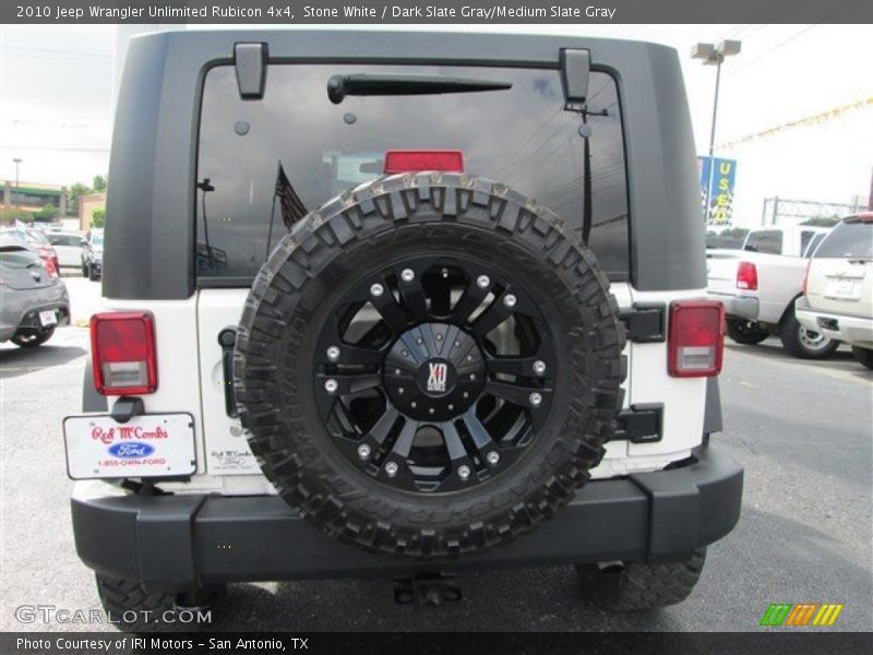 Stone White / Dark Slate Gray/Medium Slate Gray 2010 Jeep Wrangler Unlimited Rubicon 4x4