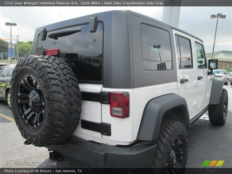 Stone White / Dark Slate Gray/Medium Slate Gray 2010 Jeep Wrangler Unlimited Rubicon 4x4