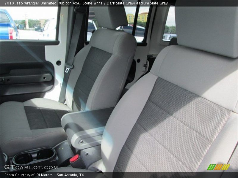Stone White / Dark Slate Gray/Medium Slate Gray 2010 Jeep Wrangler Unlimited Rubicon 4x4