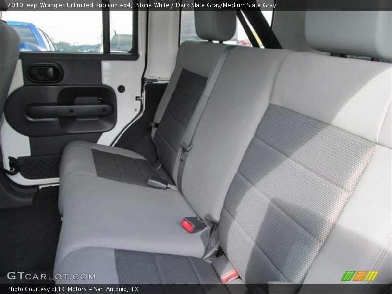 Stone White / Dark Slate Gray/Medium Slate Gray 2010 Jeep Wrangler Unlimited Rubicon 4x4