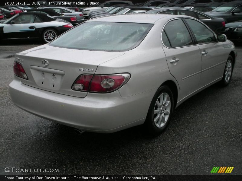 Millennium Silver Metallic / Black 2003 Lexus ES 300
