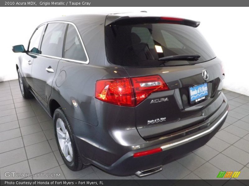 Grigio Metallic / Taupe Gray 2010 Acura MDX