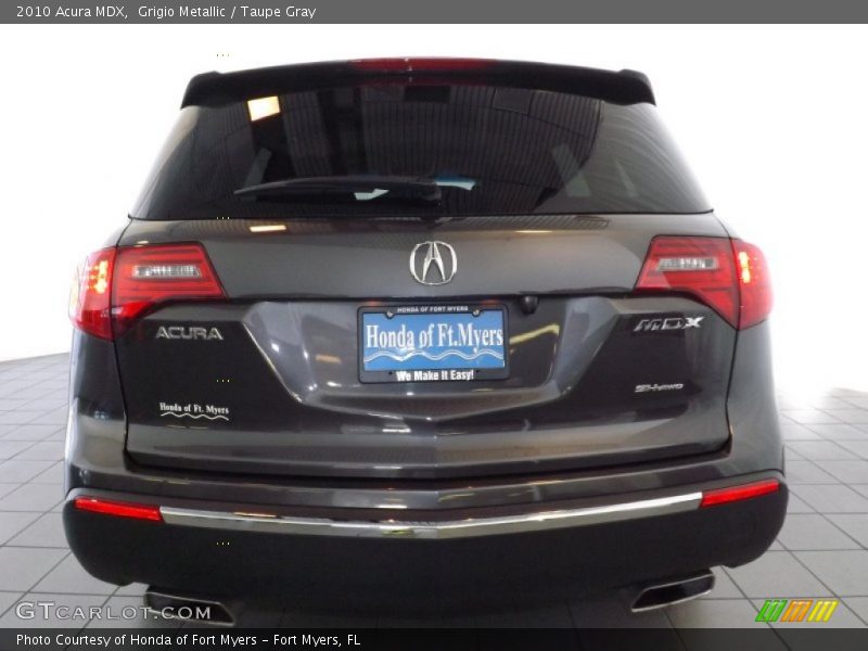 Grigio Metallic / Taupe Gray 2010 Acura MDX