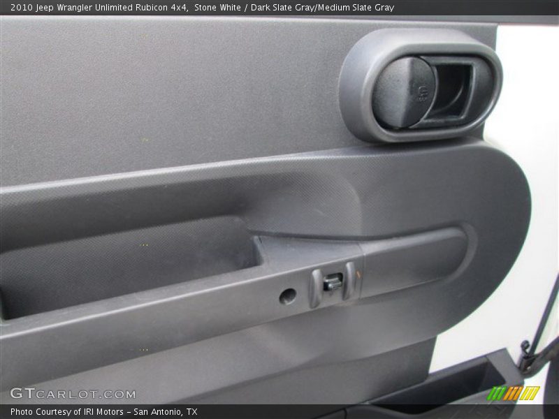 Stone White / Dark Slate Gray/Medium Slate Gray 2010 Jeep Wrangler Unlimited Rubicon 4x4