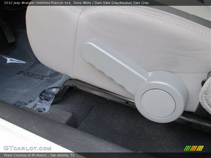 Stone White / Dark Slate Gray/Medium Slate Gray 2010 Jeep Wrangler Unlimited Rubicon 4x4