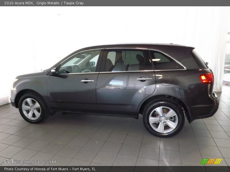 Grigio Metallic / Taupe Gray 2010 Acura MDX