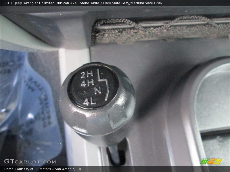 Stone White / Dark Slate Gray/Medium Slate Gray 2010 Jeep Wrangler Unlimited Rubicon 4x4