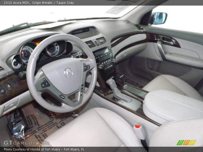 Grigio Metallic / Taupe Gray 2010 Acura MDX