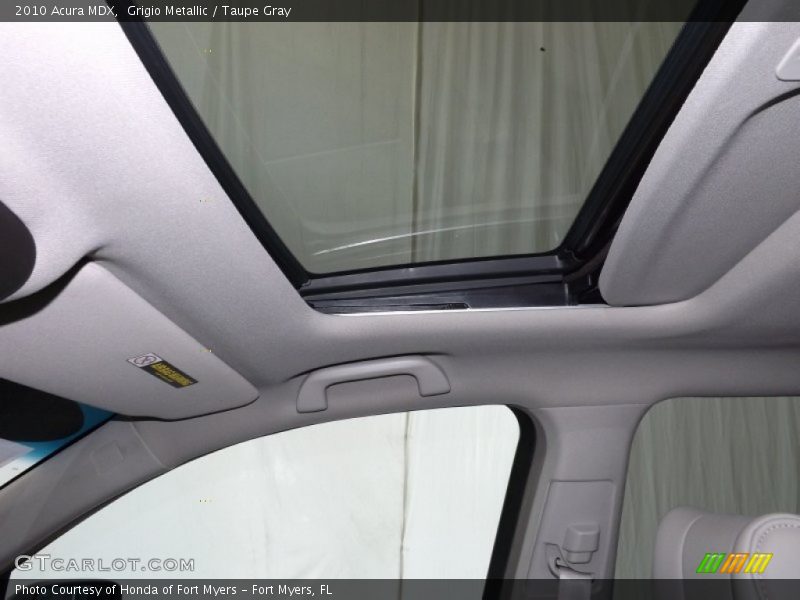 Grigio Metallic / Taupe Gray 2010 Acura MDX