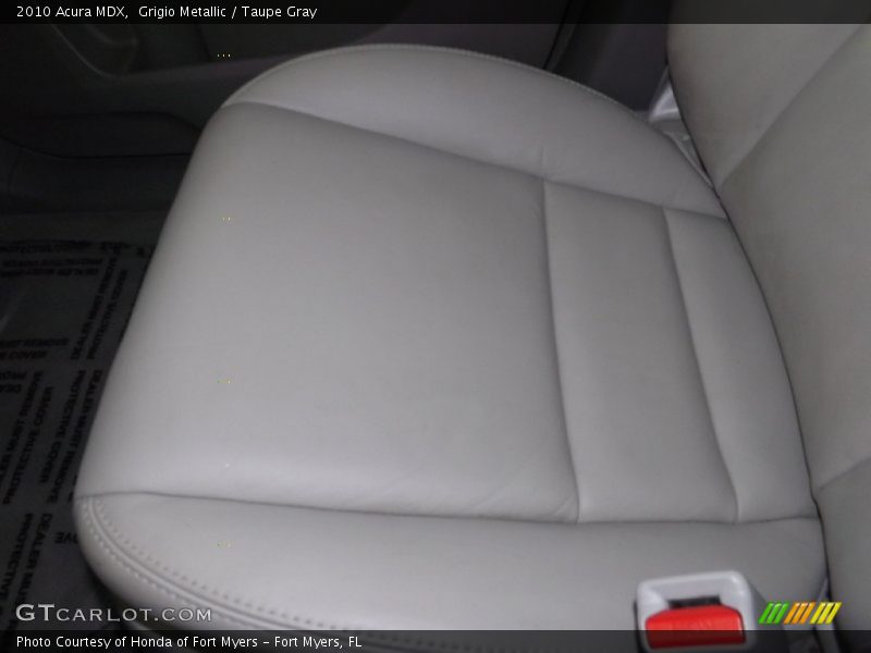 Grigio Metallic / Taupe Gray 2010 Acura MDX