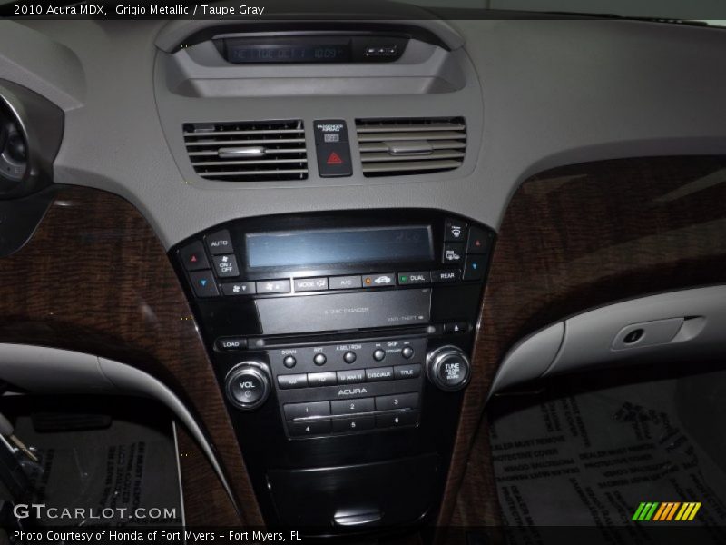 Grigio Metallic / Taupe Gray 2010 Acura MDX