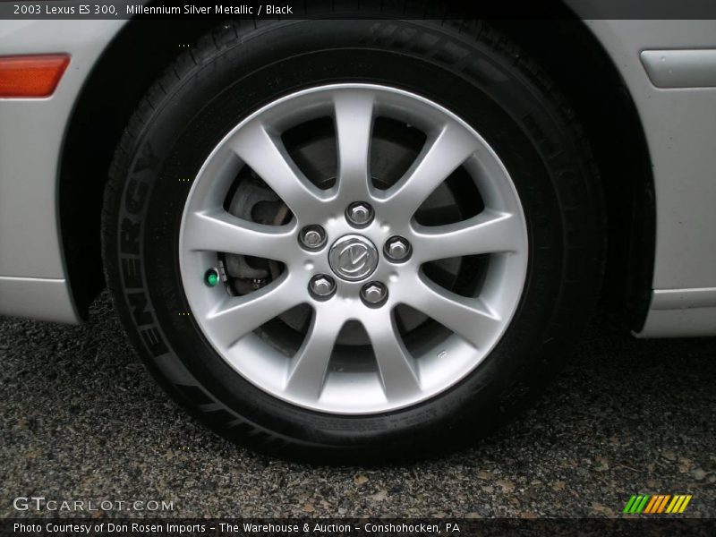 Millennium Silver Metallic / Black 2003 Lexus ES 300