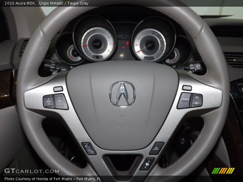 Grigio Metallic / Taupe Gray 2010 Acura MDX