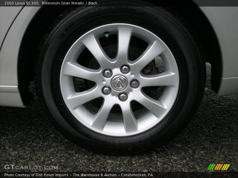 Millennium Silver Metallic / Black 2003 Lexus ES 300